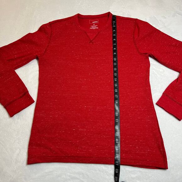 Sonoma Men's Crewneck Supersoft Thermal Shirt Size M Slim Fit Holidays Casual - Picture 6 of 6
